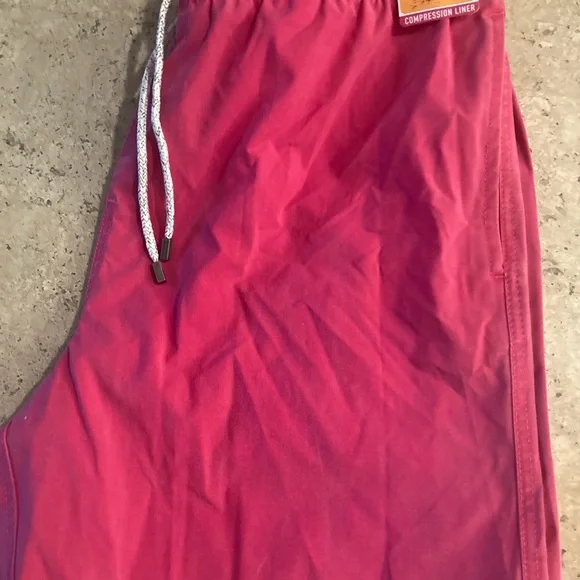 Polo by Ralph Lauren Men's Red Swim Shorts - Picture 2 of 3